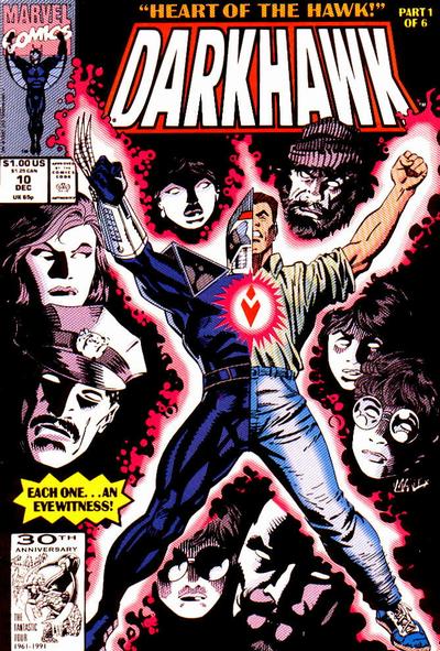 Cover for Darkhawk (Marvel, 1991 series) #10 [Direct]