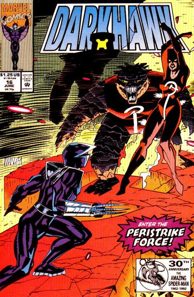 Cover for Darkhawk (Marvel, 1991 series) #16 [Direct]