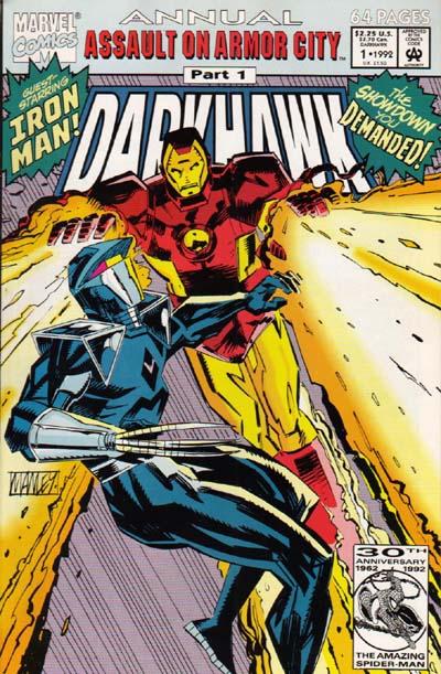 Cover for Darkhawk Annual (Marvel, 1992 series) #1 [Direct]