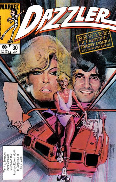 Cover for Dazzler (Marvel, 1981 series) #30 [Direct]