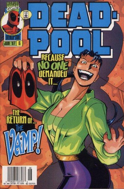 Cover for Deadpool (Marvel, 1997 series) #6 [Newsstand]