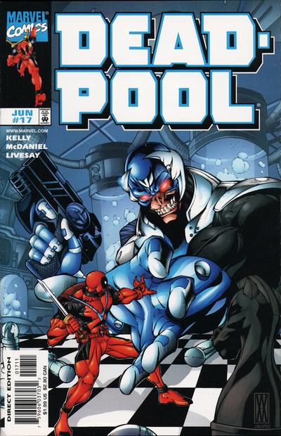 Cover for Deadpool (Marvel, 1997 series) #17 [Direct Edition]