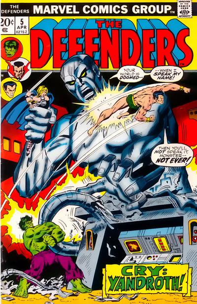 Cover for The Defenders (Marvel, 1972 series) #5 [Regular Edition]