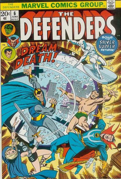 Cover for The Defenders (Marvel, 1972 series) #6 [Regular Edition]