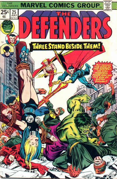 Cover for The Defenders (Marvel, 1972 series) #25 [Regular Edition]