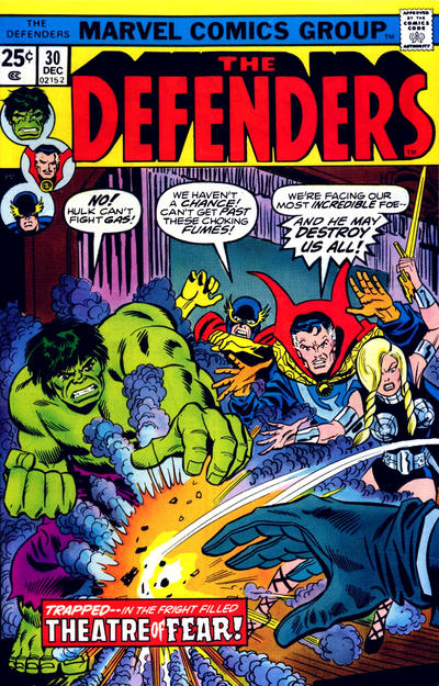 Cover for The Defenders (Marvel, 1972 series) #30 [Regular Edition]