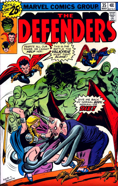 Cover for The Defenders (Marvel, 1972 series) #35 [25¢]