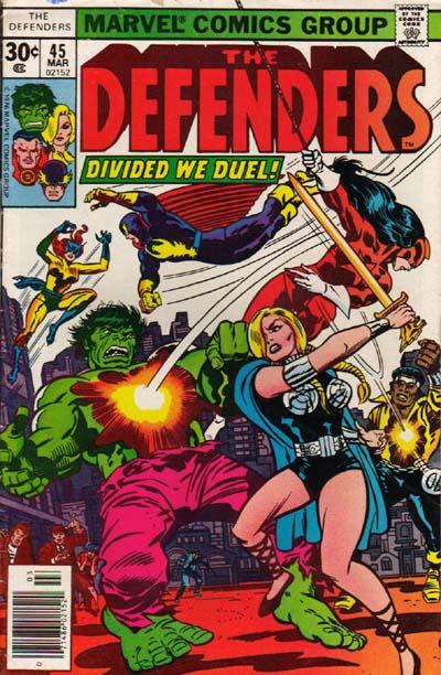 Cover for The Defenders (Marvel, 1972 series) #45 [Regular Edition]