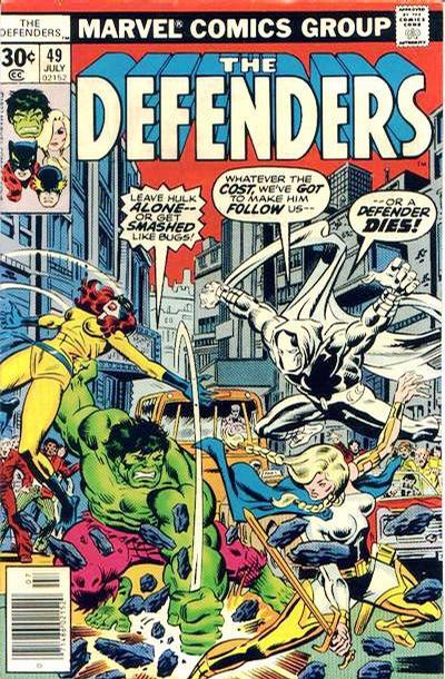 Cover for The Defenders (Marvel, 1972 series) #49 [30¢]