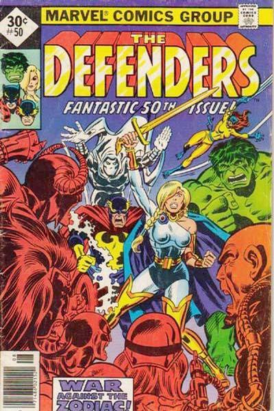 Cover for The Defenders (Marvel, 1972 series) #50 [Whitman]