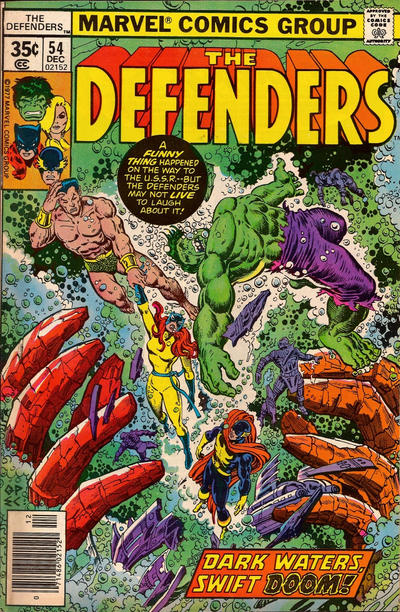 Cover for The Defenders (Marvel, 1972 series) #54 [Regular Edition]