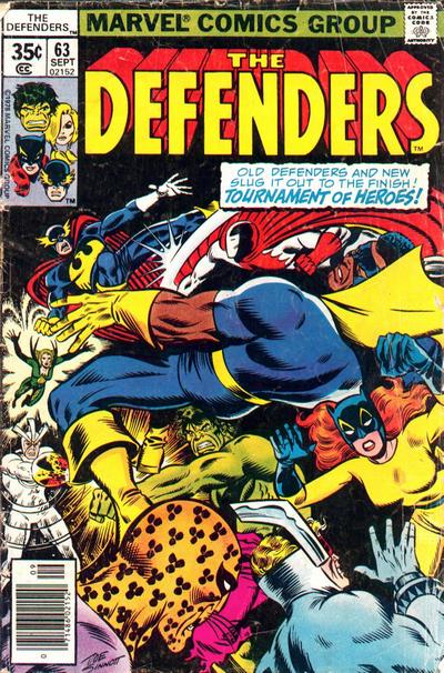 Cover for The Defenders (Marvel, 1972 series) #63