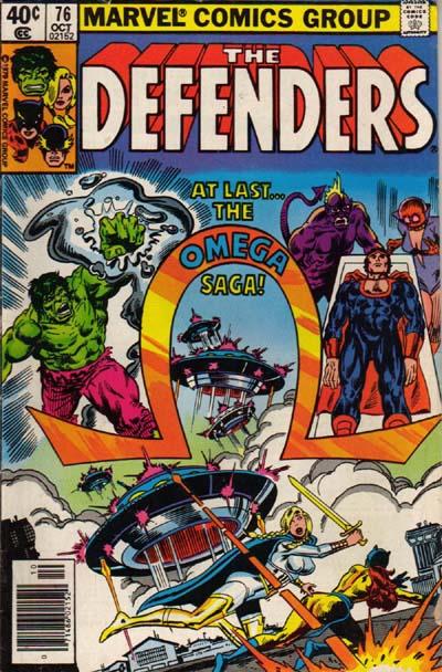 Cover for The Defenders (Marvel, 1972 series) #76 [Newsstand]