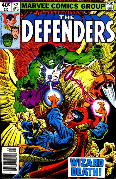 Cover for The Defenders (Marvel, 1972 series) #82 [Newsstand]