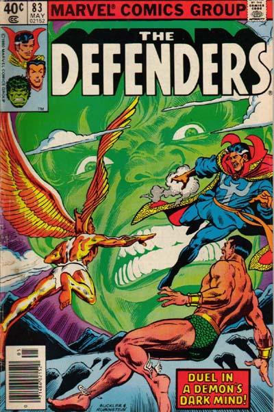 Cover for The Defenders (Marvel, 1972 series) #83 [Newsstand]