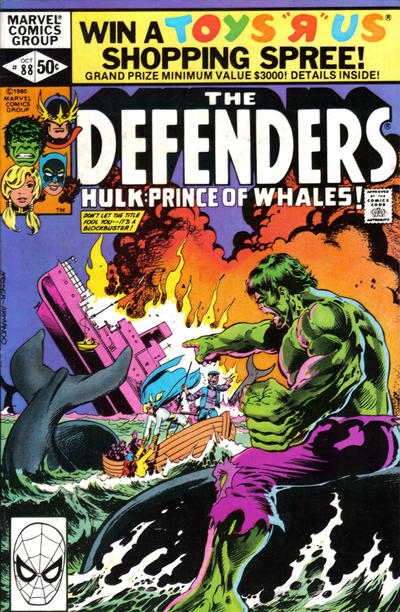 Cover for The Defenders (Marvel, 1972 series) #88 [Direct]