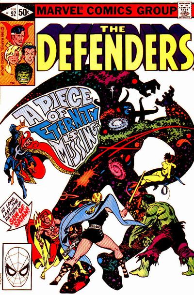Cover for The Defenders (Marvel, 1972 series) #92 [Direct]