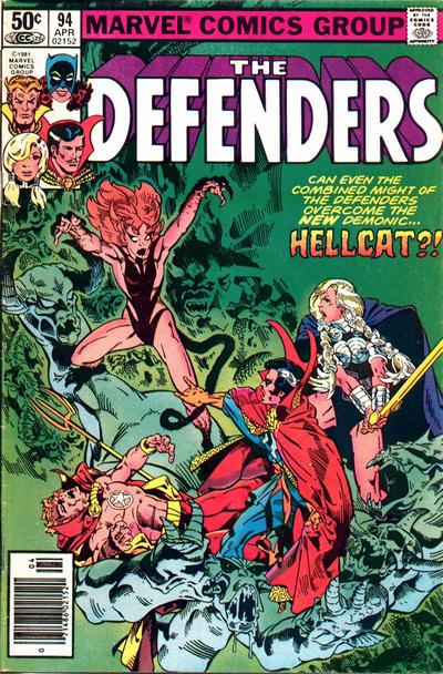 Cover for The Defenders (Marvel, 1972 series) #94 [Newsstand]