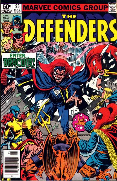 Cover for The Defenders (Marvel, 1972 series) #95 [Newsstand]