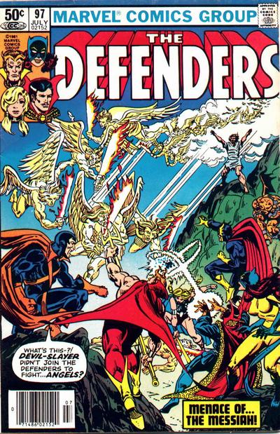 Cover for The Defenders (Marvel, 1972 series) #97 [Newsstand]