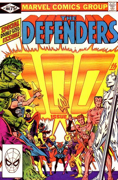 Cover for The Defenders (Marvel, 1972 series) #100 [Direct]