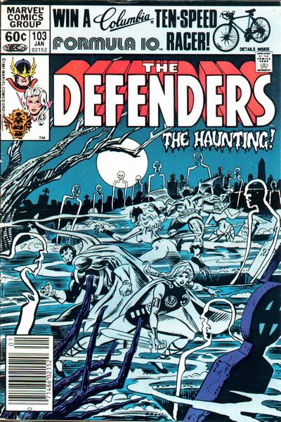 Cover for The Defenders (Marvel, 1972 series) #103 [Newsstand]