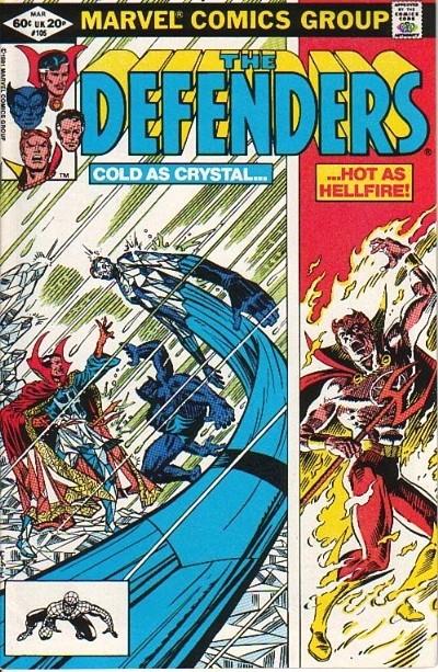 Cover for The Defenders (Marvel, 1972 series) #105 [Direct]