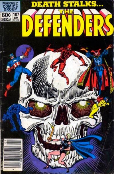 Cover for The Defenders (Marvel, 1972 series) #107 [Newsstand]