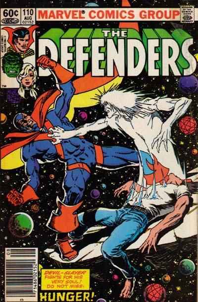 Cover for The Defenders (Marvel, 1972 series) #110 [Newsstand]