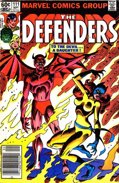 Cover for The Defenders (Marvel, 1972 series) #111 [Newsstand]