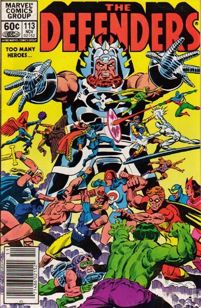 Cover for The Defenders (Marvel, 1972 series) #113 [Newsstand]
