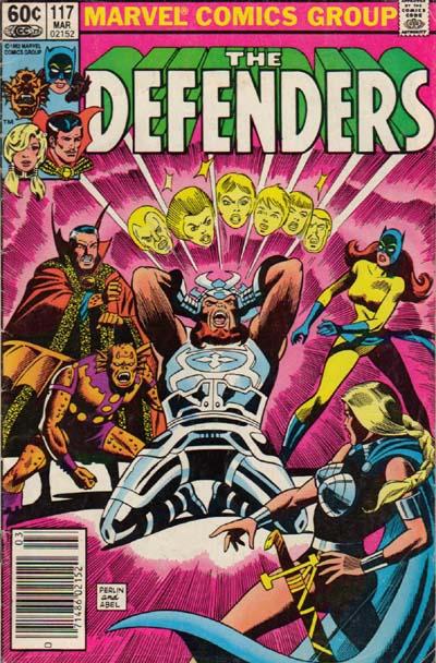 Cover for The Defenders (Marvel, 1972 series) #117 [Newsstand]
