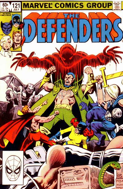 Cover for The Defenders (Marvel, 1972 series) #121 [Direct]