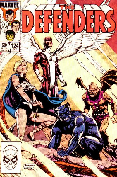 Cover for The Defenders (Marvel, 1972 series) #124 [Direct]