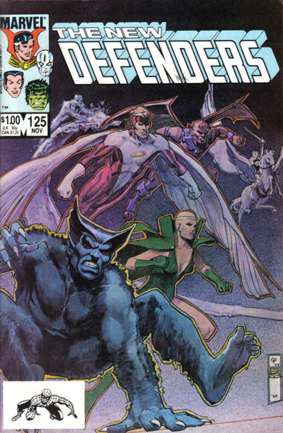 Cover for The Defenders (Marvel, 1972 series) #125 [Direct]
