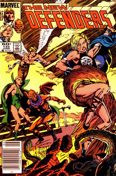 Cover for The Defenders (Marvel, 1972 series) #132 [Newsstand]