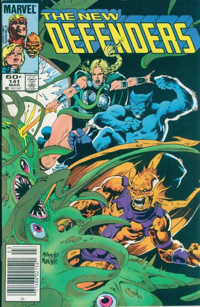 Cover for The Defenders (Marvel, 1972 series) #141 [Newsstand]