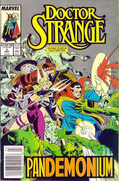 Cover for Doctor Strange, Sorcerer Supreme (Marvel, 1988 series) #3