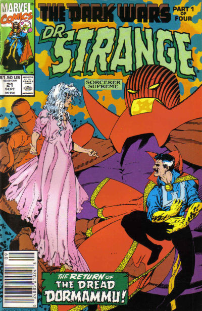 Cover for Doctor Strange, Sorcerer Supreme (Marvel, 1988 series) #21