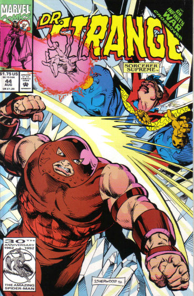 Cover for Doctor Strange, Sorcerer Supreme (Marvel, 1988 series) #44 [Direct]