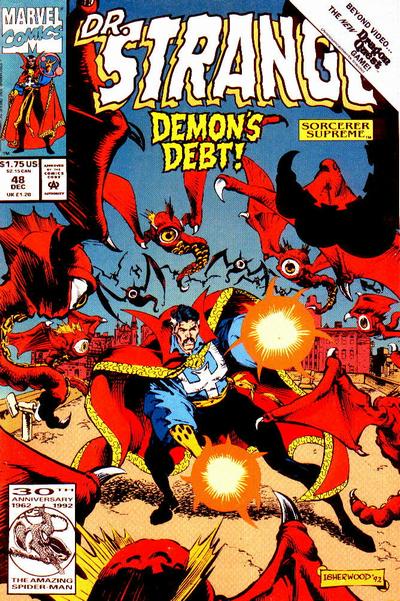 Cover for Doctor Strange, Sorcerer Supreme (Marvel, 1988 series) #48 [Direct]