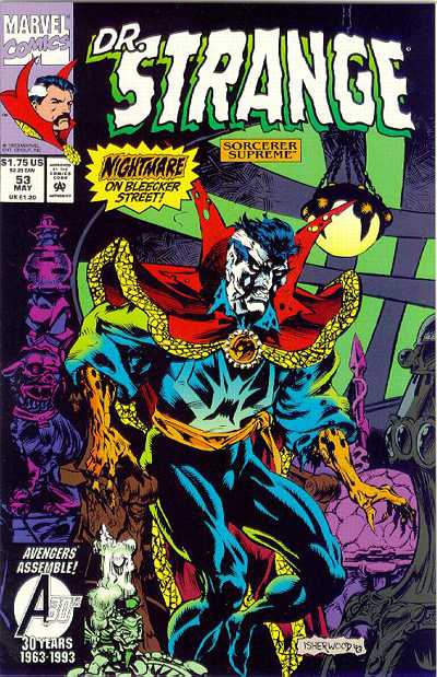 Cover for Doctor Strange, Sorcerer Supreme (Marvel, 1988 series) #53