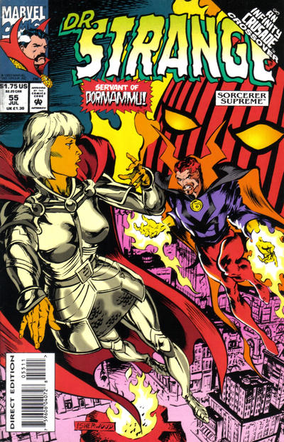Cover for Doctor Strange, Sorcerer Supreme (Marvel, 1988 series) #55