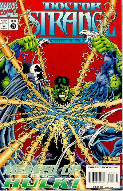 Cover for Doctor Strange, Sorcerer Supreme (Marvel, 1988 series) #71