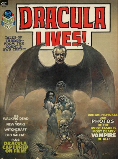 Cover for Dracula Lives (Marvel, 1973 series) #1