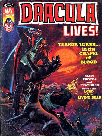 Cover for Dracula Lives (Marvel, 1973 series) #6
