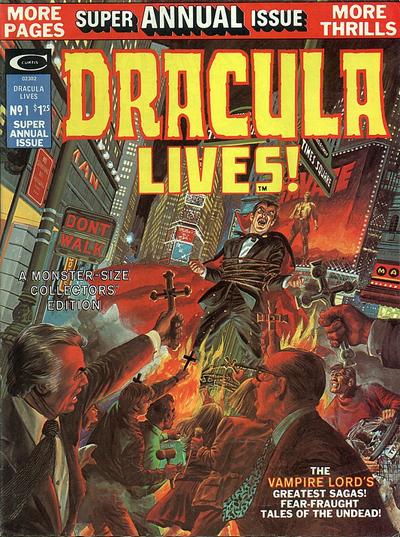 Cover for Dracula Lives Annual (Marvel, 1975 series) #1