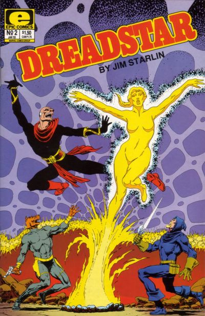 Cover for Dreadstar (Marvel, 1982 series) #2