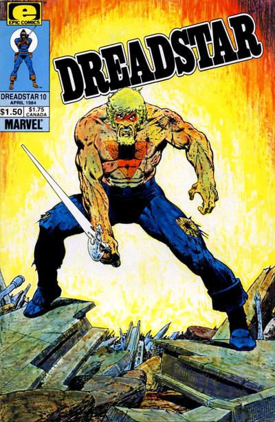 Cover for Dreadstar (Marvel, 1982 series) #10