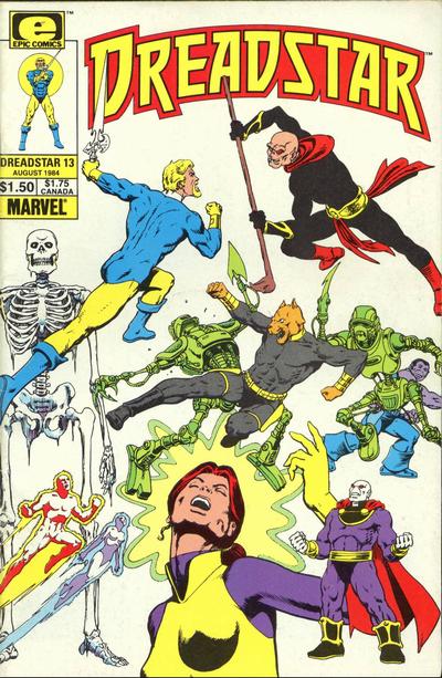 Cover for Dreadstar (Marvel, 1982 series) #13
